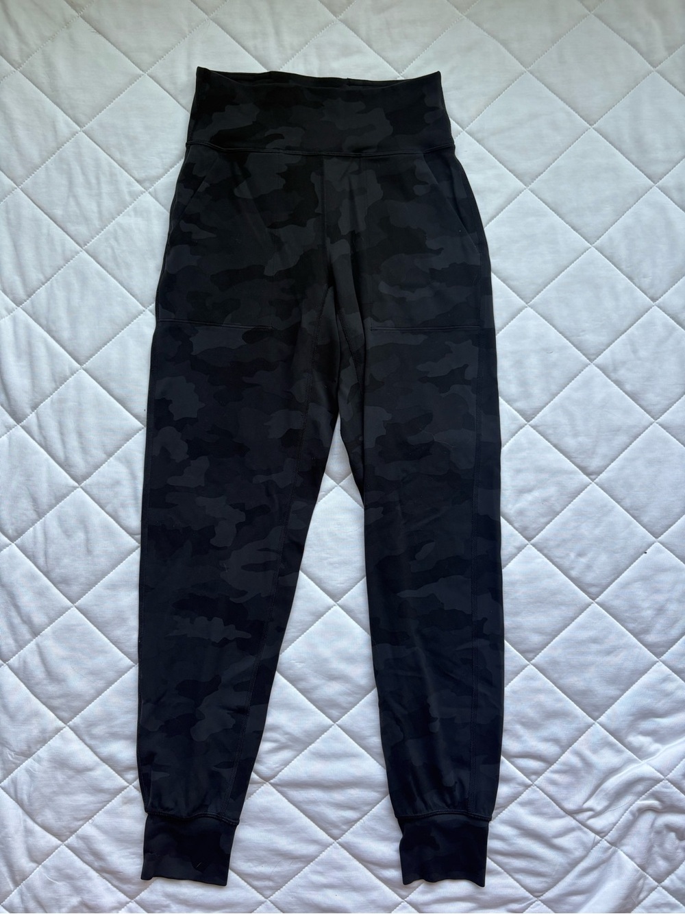 Lululemon Black Camo High Rise Leggings